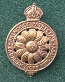 7 original Princess Patricia's Canadian Light. Infantry badge